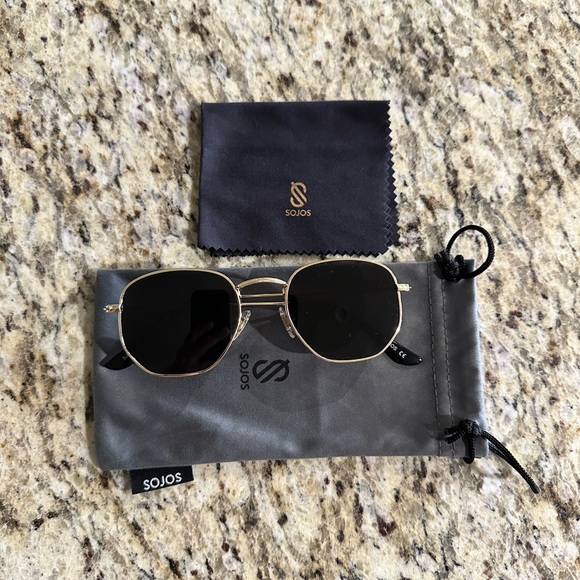SOJOS Hexagon Polarized Sunglasses - Picture 5 of 5